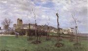 Alfred Sisley View of Montmartre from the cite des Fleurs painting